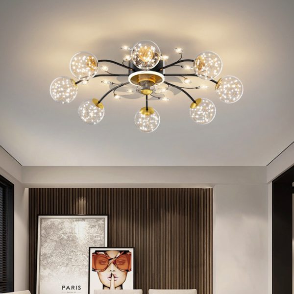 New Nordic Star Fan Lamp Is Light Luxurious And Modern - Image 5