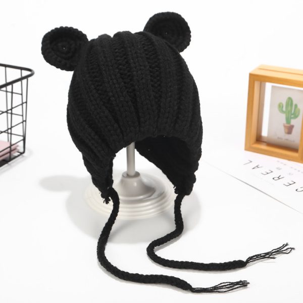 Ear Protection Knitted Baby Woolen Cute Hat - Image 3