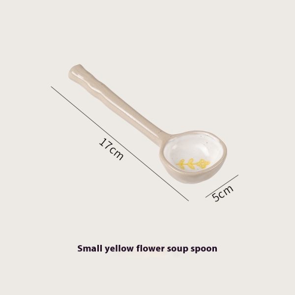 Ceramic Small Spoon Home Ladle Soup Spoon - Image 6