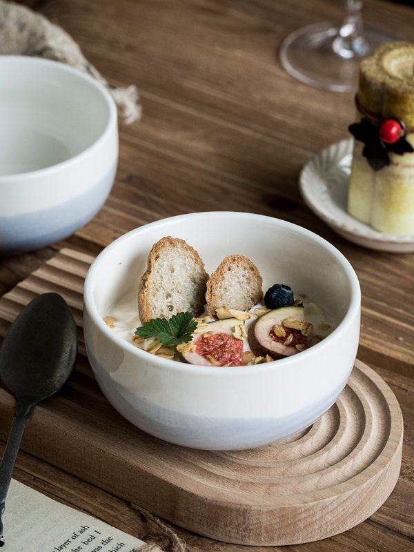 Combination Simple Home Beautiful Ceramic Bowl Suit 4 Pieces - Image 9