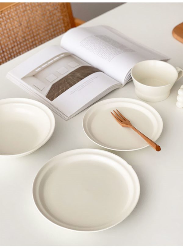 Simple Matte High-end Tableware Ceramic Plate - Image 6