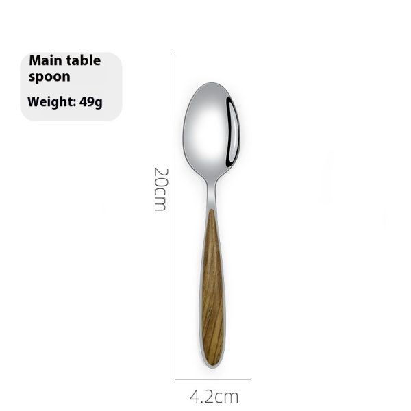 Stainless Steel Western Tableware Steak Knife, Fork And Spoon Suit - Image 8