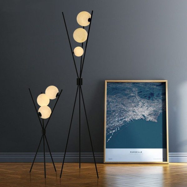 Moon Three-body Floor Lamp - Modern Minimalist Design Style - Image 4