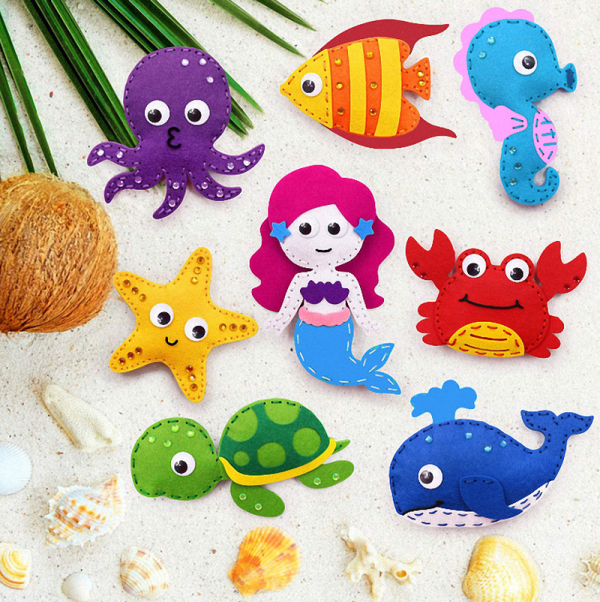 Fashion Art Kit Kids Early Learning Sewing Kit - Image 2