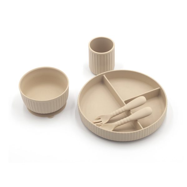 Integrated Edible Silicon Complementary Food Feeding Tableware - Image 6