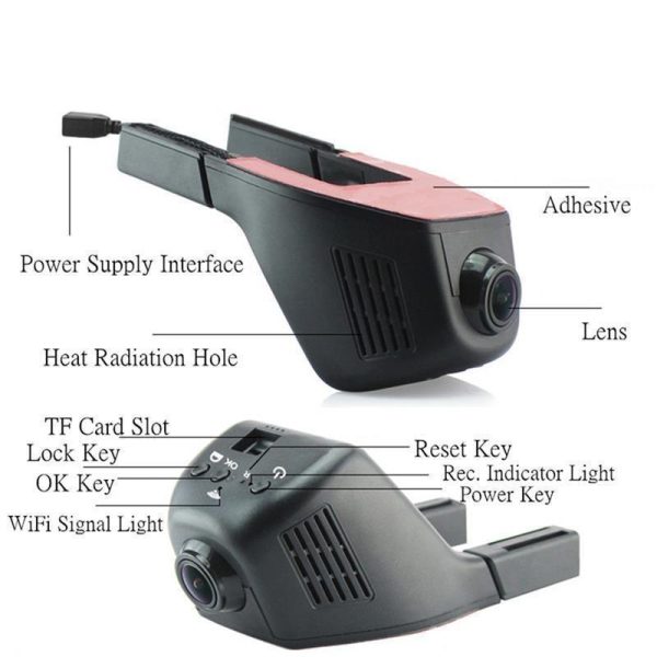 HD 1080P WIFI DVR Dash Cam Night Vision - Image 4