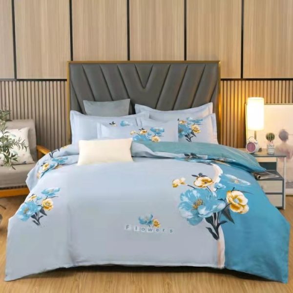 Thickened Brushed Four-piece Winter Bed Sheet And Duvet Cover Three-piece Bedding Set - Image 2