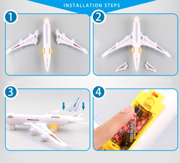 New Mini Airbus A380 model airplane - Image 2