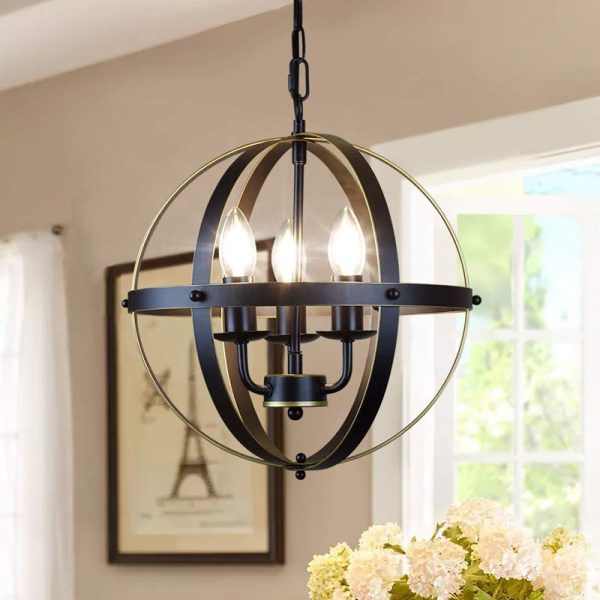 Retro Industrial Style Wrought Iron Lamp Creative Home - Image 5