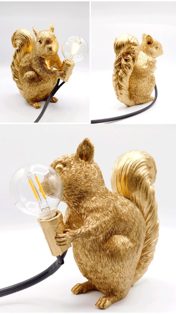 New Creative Decorative Lamps Ins Animal Squirrel Lamp - Image 5