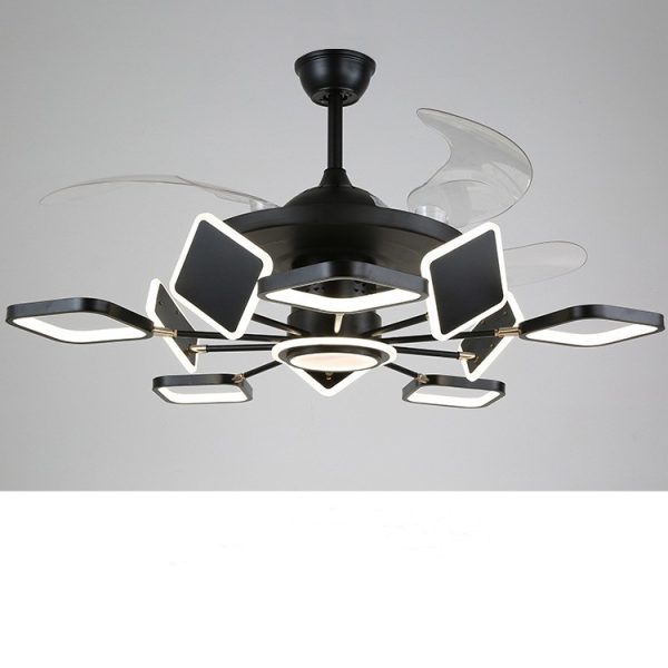 Nordic Ceiling Fans With LED Light Remote Control Ceiling - Image 5