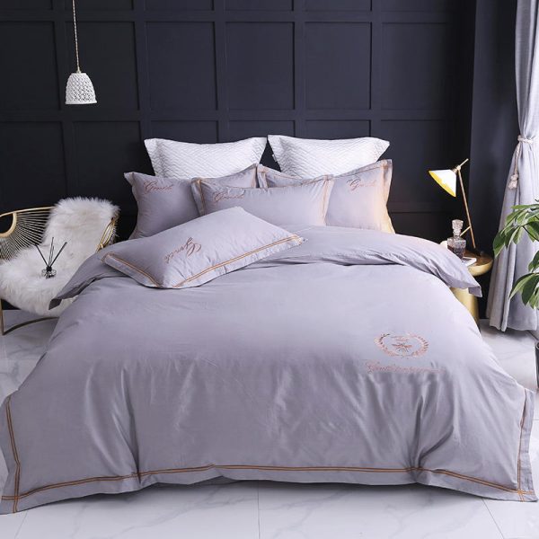 Four-piece Household Simple Cotton Bed Duvet Cover - Image 2