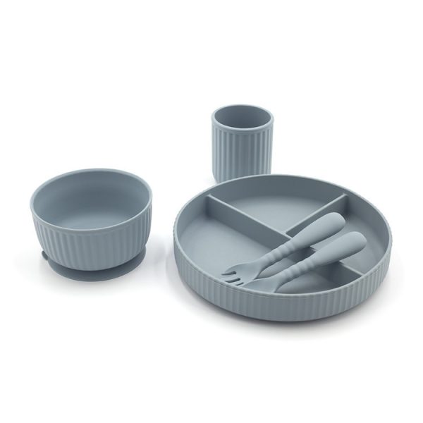 Integrated Edible Silicon Complementary Food Feeding Tableware - Image 5