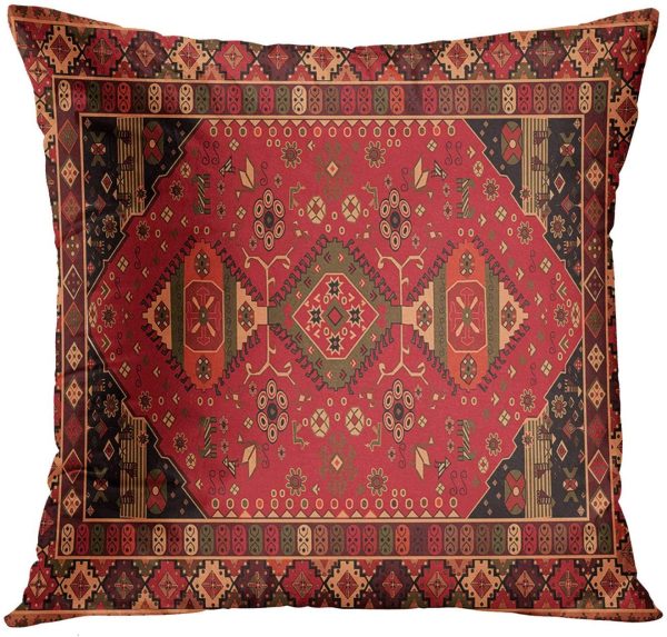 Persian Ethnic Linen Bohemian Pillowcase - Image 5