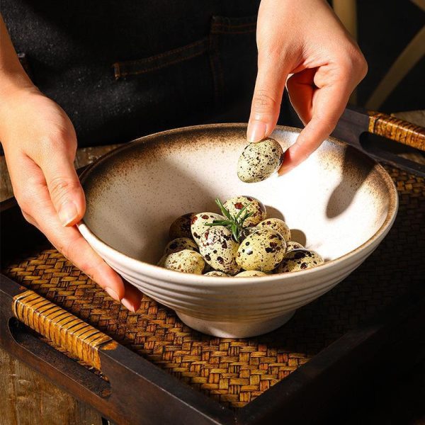 Japanese Style Ceramic Bowl Household Large Ramen Creative Tableware - Image 4