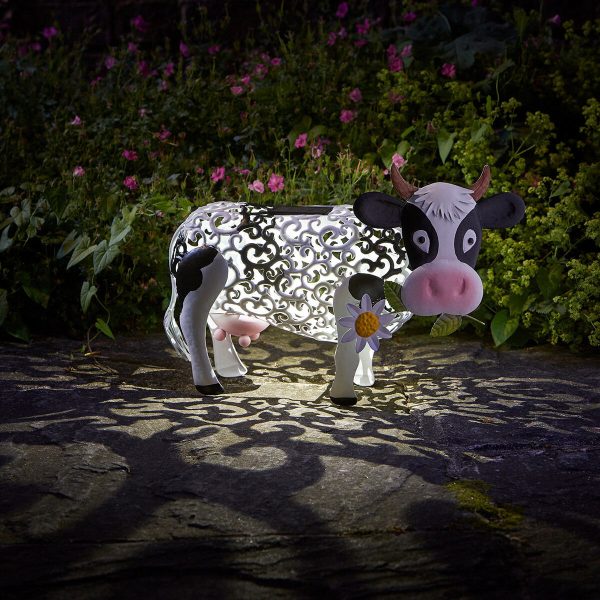 Daisy Cow Solar Light Resin Decoration Garden Decoration - Image 4