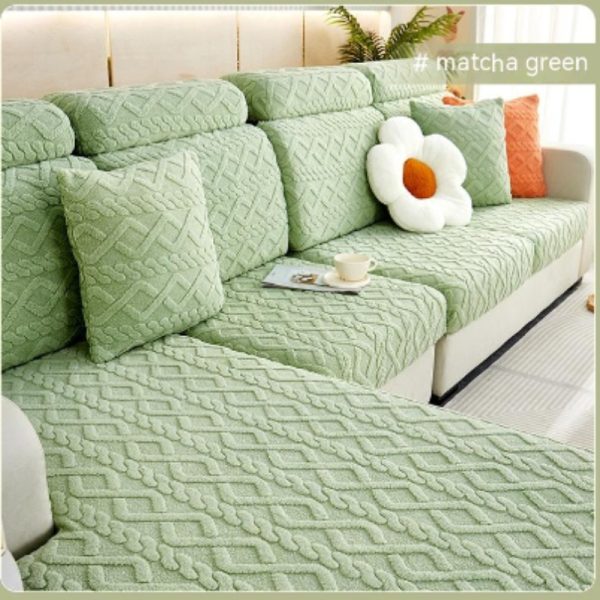 Stretch Slipcover And Fleece Slipcover Cover - Image 5