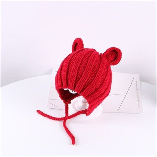 Children's Hats Handmade Knitted Woolen Hats - Image 3