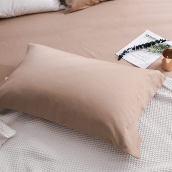 60 Long-staple Cotton Satin Cotton Pillowcases Soft Cotton Single Pillowcase - Image 3