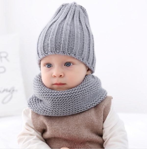 New Warm Children's Hat And Bib - Image 2