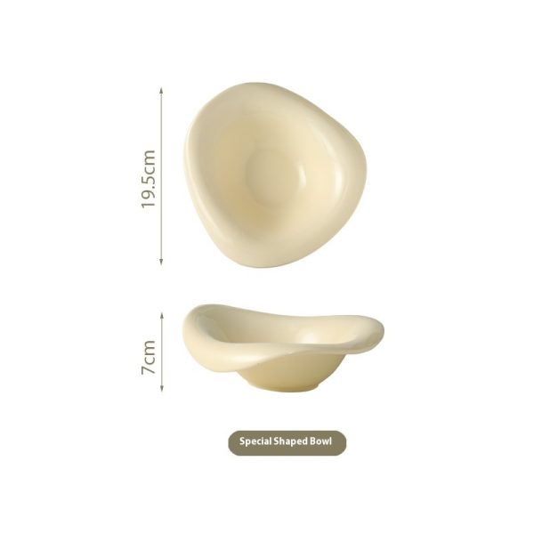 Ins Simple French Abnormal-shape Bowl - Image 6