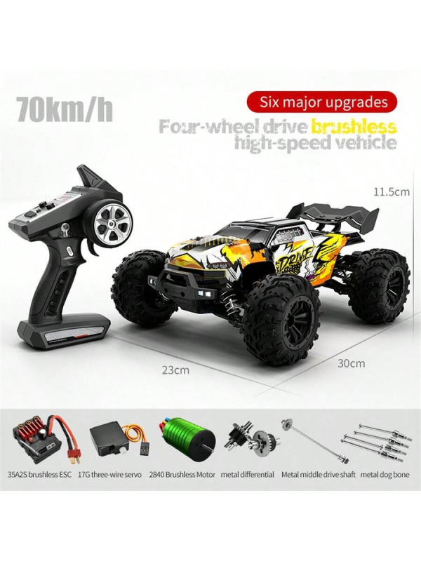 Professional Rc Remote Control 4Wd High Speed Car 70Km Adults' Model 1:16 Drift Racing Off-Road Pick-Up Toy Car Brushless Motor Version 1Pc - Image 6