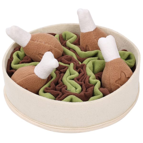 Dog Relieving Chicken Leg Bucket Sniff Toys - Image 2