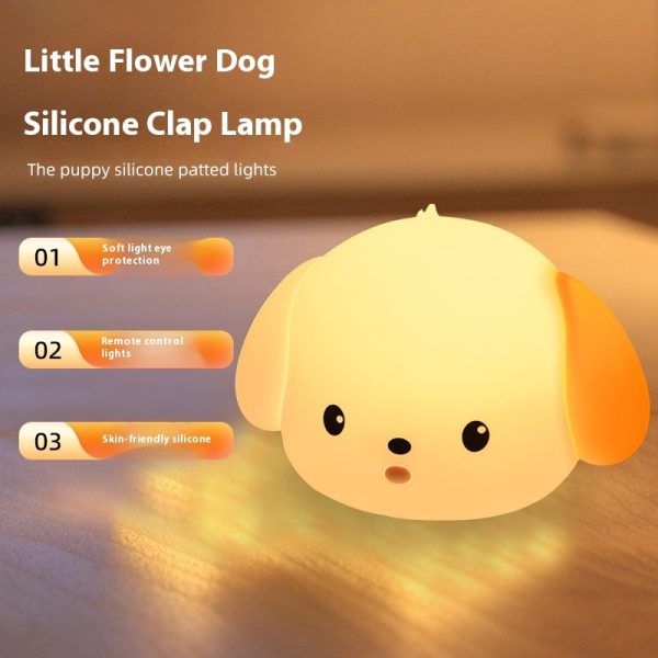 Silicone Atmosphere Small Night Lamp Bedroom Decoration Induction Night Light - Image 2