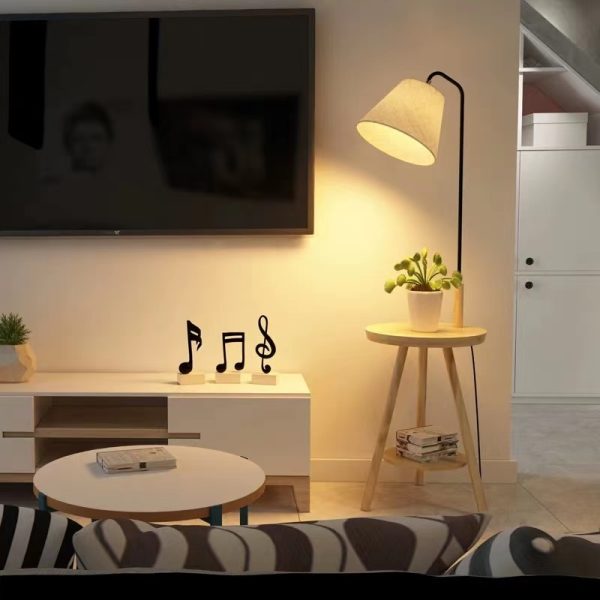 Simple Modern Floor Lamp Standing In Living Room - Image 3