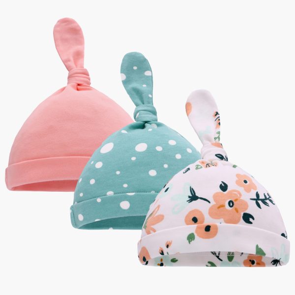 Thin Cotton Printed Baby Hat - Image 3