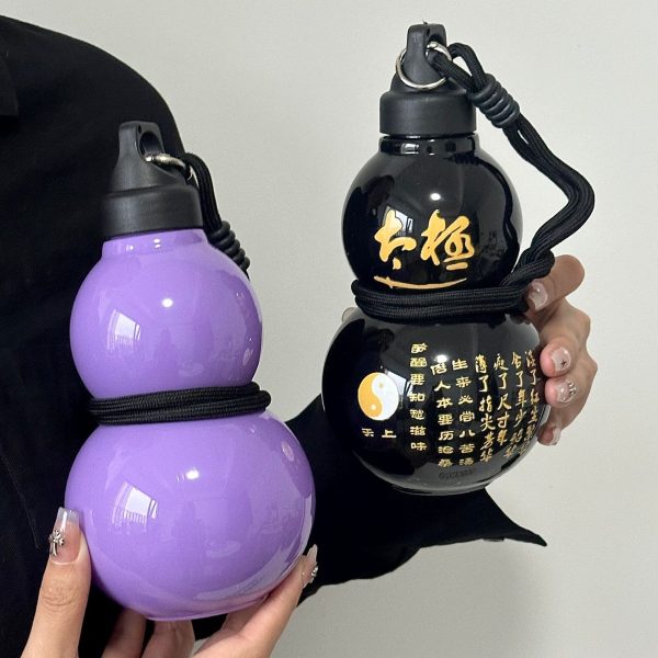 Internet celebrity black myth sports water cup oriental gourd cup portable plastic cup wine jug cup large capacity creative kettle - Image 3