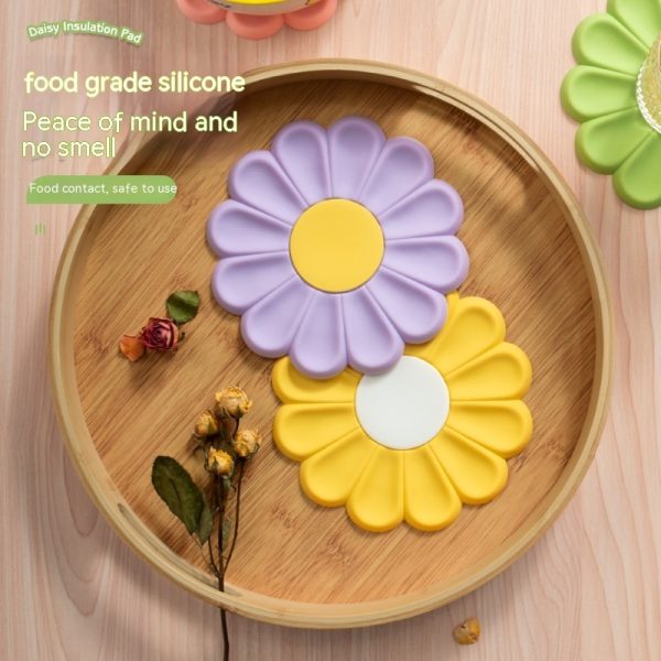 New Flower Heat Proof Mat Simple Durable Cute Japanese Coaster