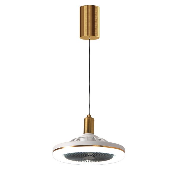 Restaurant Bar Modern Simple Small Ceiling Fan Light - Image 2