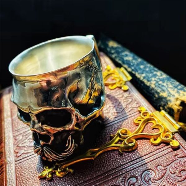 Creative Gothic Alloy Sculpted Drink Cup - Image 4