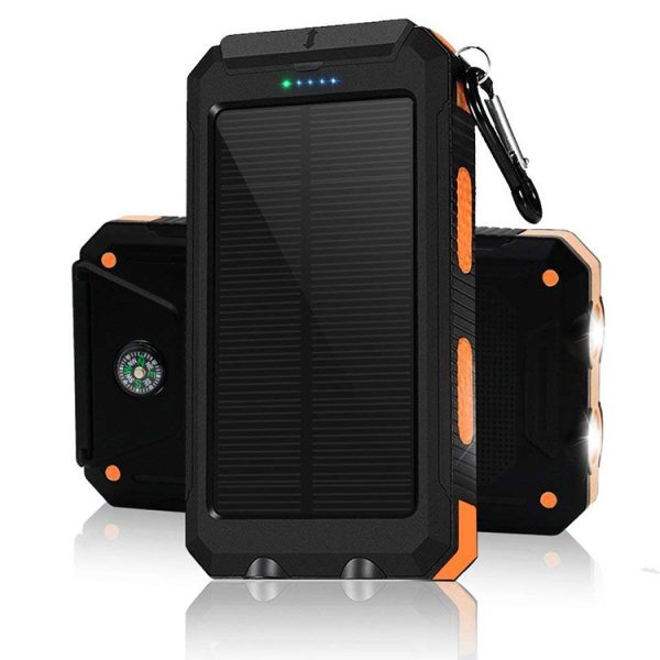 Solar Power Bank Outdoor Portable Compass Mobile - Image 3