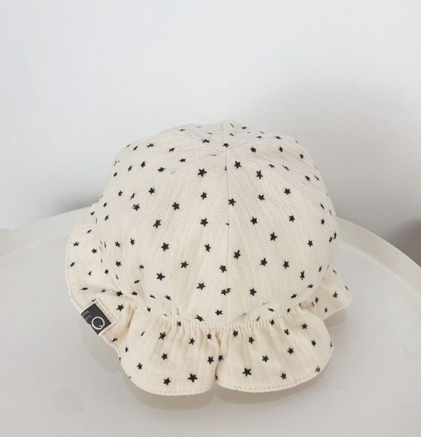 Baby Fisherman Double Polka Dot Baby Sun Hat - Image 4