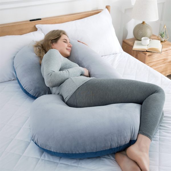 Multi Functional Folding Maternity C Shaped Full Body Sleeping Pillow Pregnancy Body - Image 4