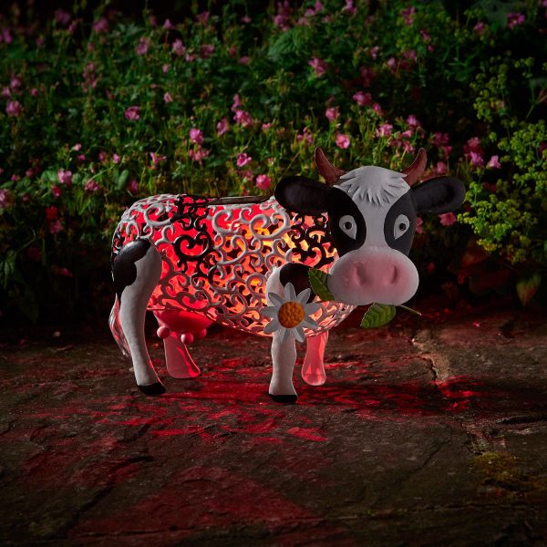 Daisy Cow Solar Light Resin Decoration Garden Decoration - Image 5