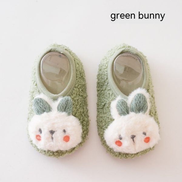 Cute Rabbit Autumn And Winter Room Socks - Image 4