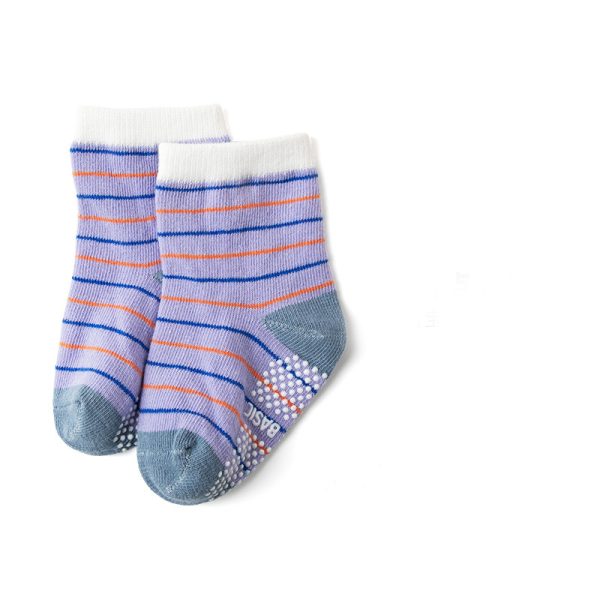 Dispensing Non-slip Pinstripe Children's Cotton Socks - Image 5