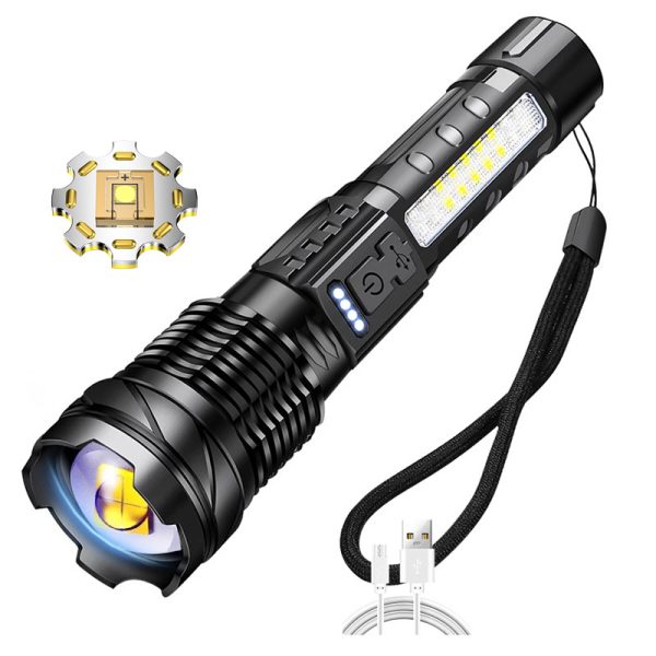 White Laser Waterproof Strong Light Flashlight - Image 2