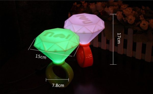 Colorful Gradient Diamond Night Light LED - Image 5