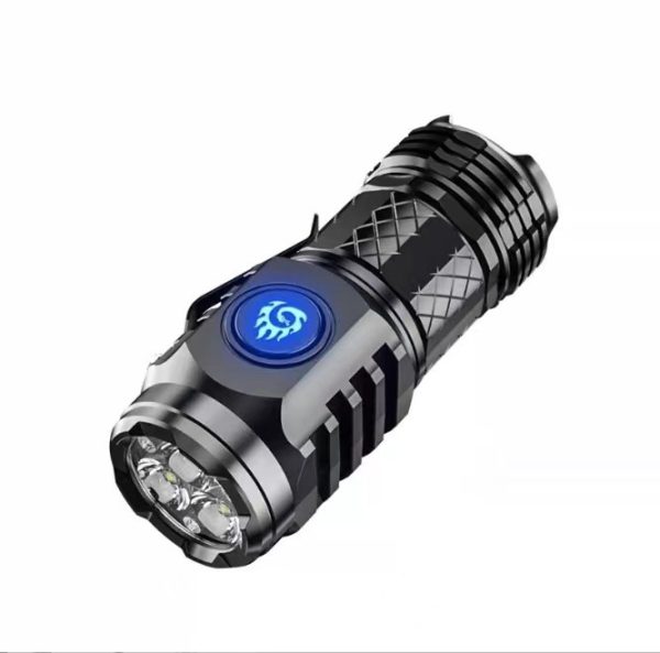 Flashlight Strong Light Rechargeable Super Bright Portable Outdoor - Image 2