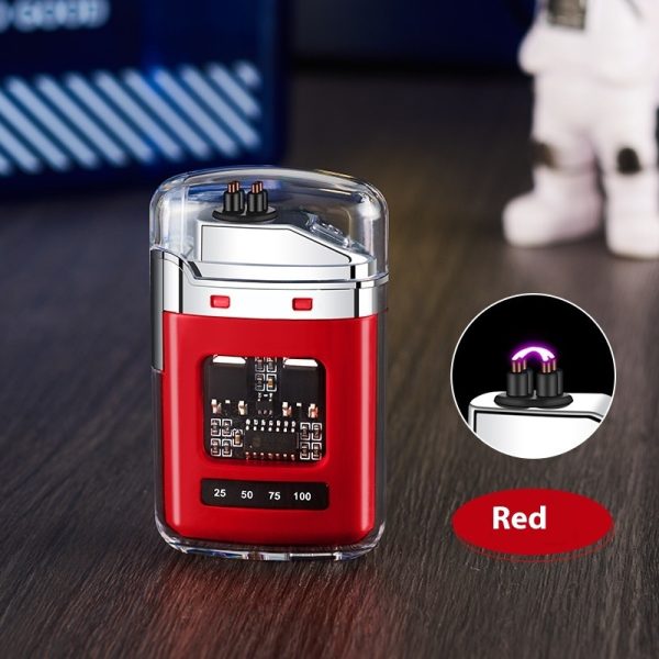 Creative Transparent Case Electronic Pulse Lighter - Image 4