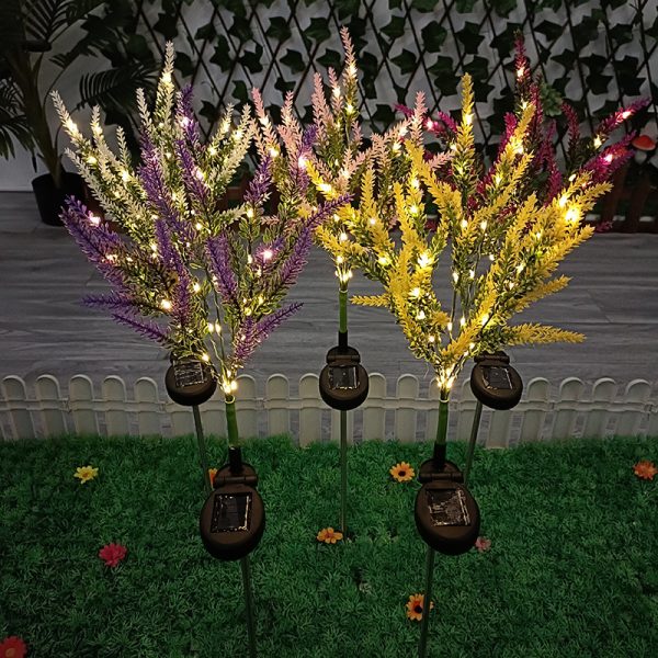 Outdoor Courtyard Decoration LED Light Simulation Garden - Image 3