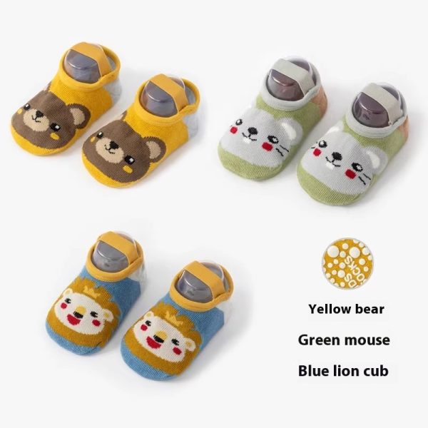 Cute Printed Anti Slip Cotton Socks For Infants And Young Children - Image 7