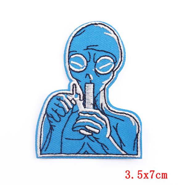 Alien Embroidery Cloth Patch Computer Clothing - Image 9