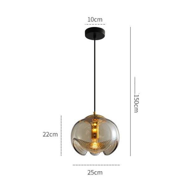 Modern Minimalist Bedside Restaurant Bar Porch LED Chandelier - Image 2