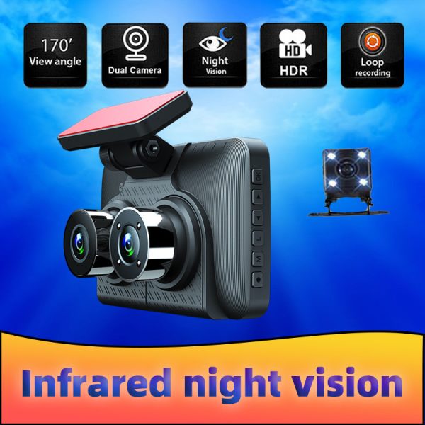 4 Inch Dashcam HD 1080P Infrared Night Vision - Image 2