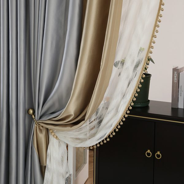 Light Luxury High-end Modern Minimalist Blackout Living Room Bedroom Environmental Protection Curtain - Image 8